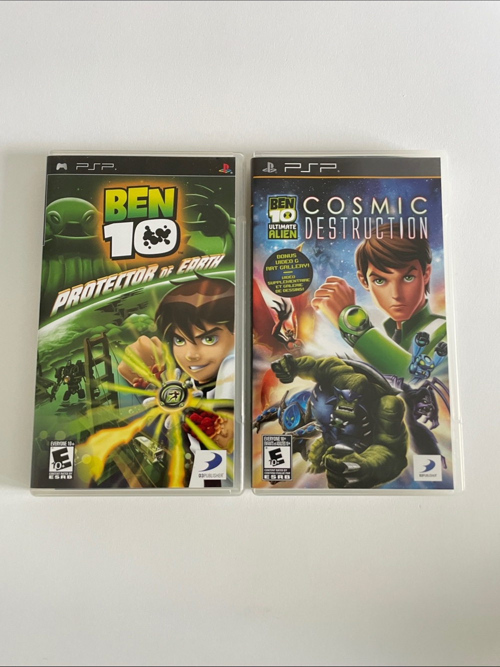 Ben 10 Ultimate Alien: Cosmic Destruction / Ben 10 Protector of Earth PSP Games